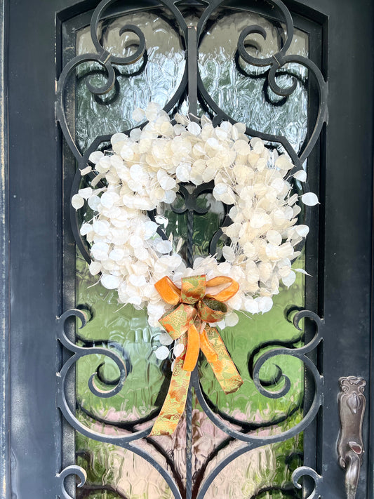 Lunaria Wreath (Ivory)