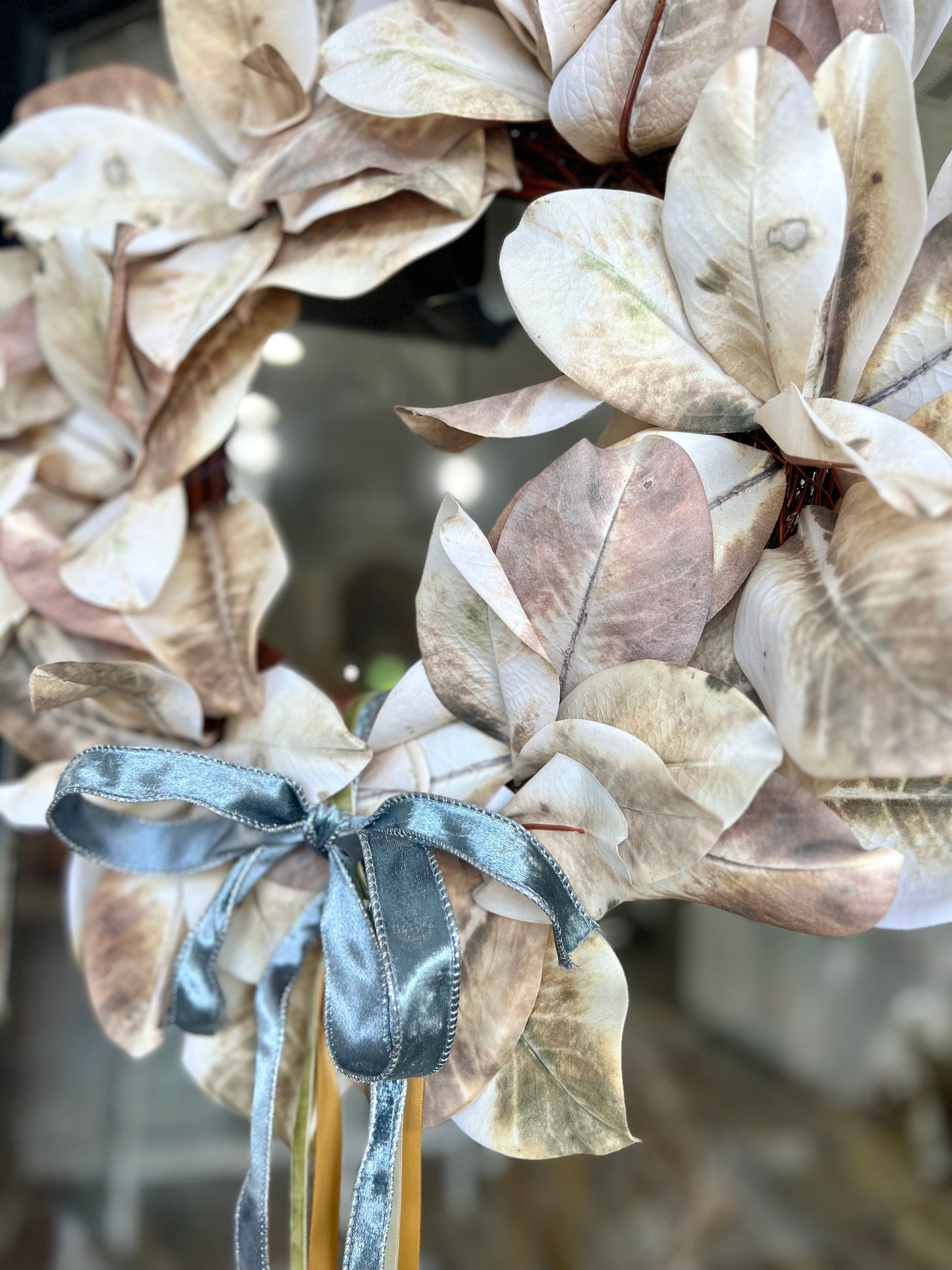 Autumn Magnolia Wreath