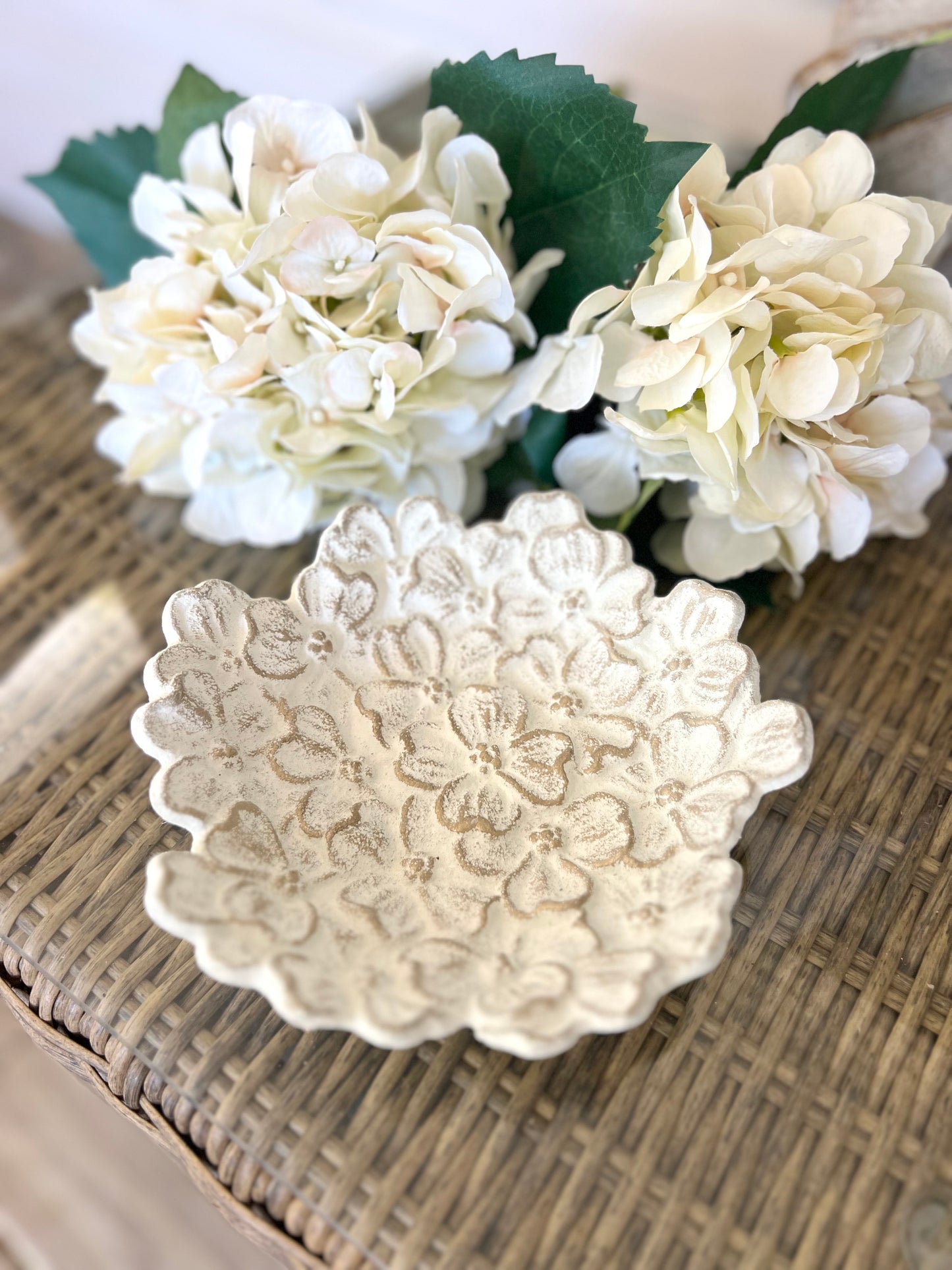 Floral Trinket Dish