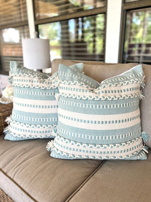 Blue Skies, Indoor/ Outdoor Pillow